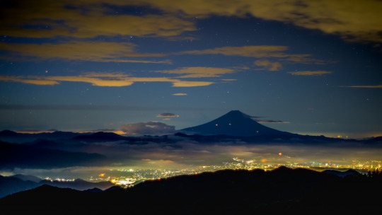 Fuji Night, City Lights
